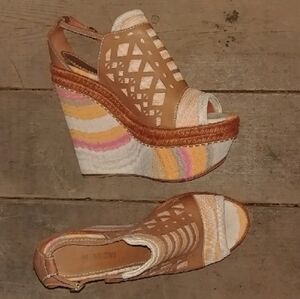 Missoni Espadrille leather sandals
